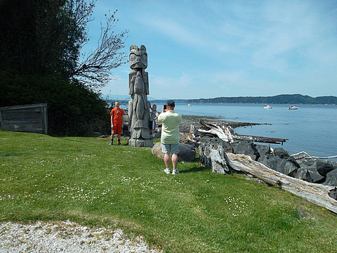 On Shore at Blake Island