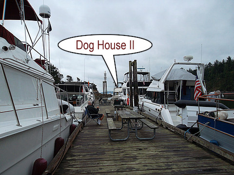On the Dock at Sucia Island